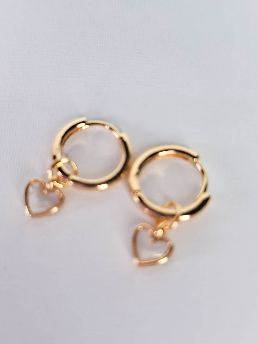 Aretes Corazón de Luz