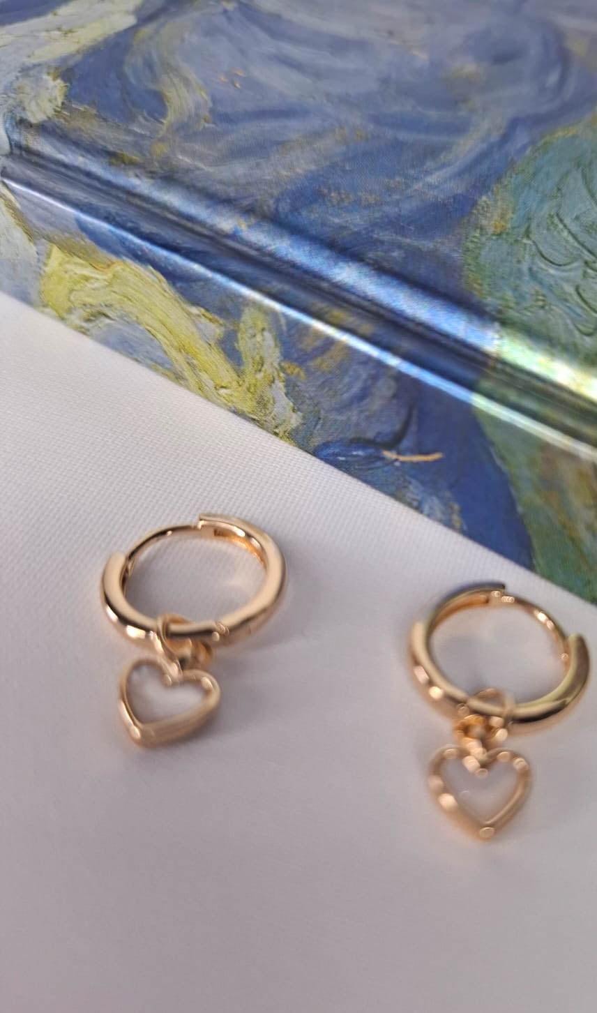 Aretes Corazón de Luz